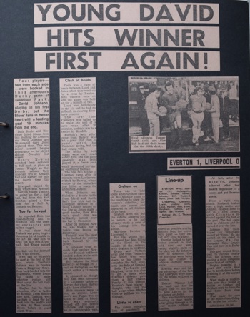 Young David hits winner - 13 November 1971